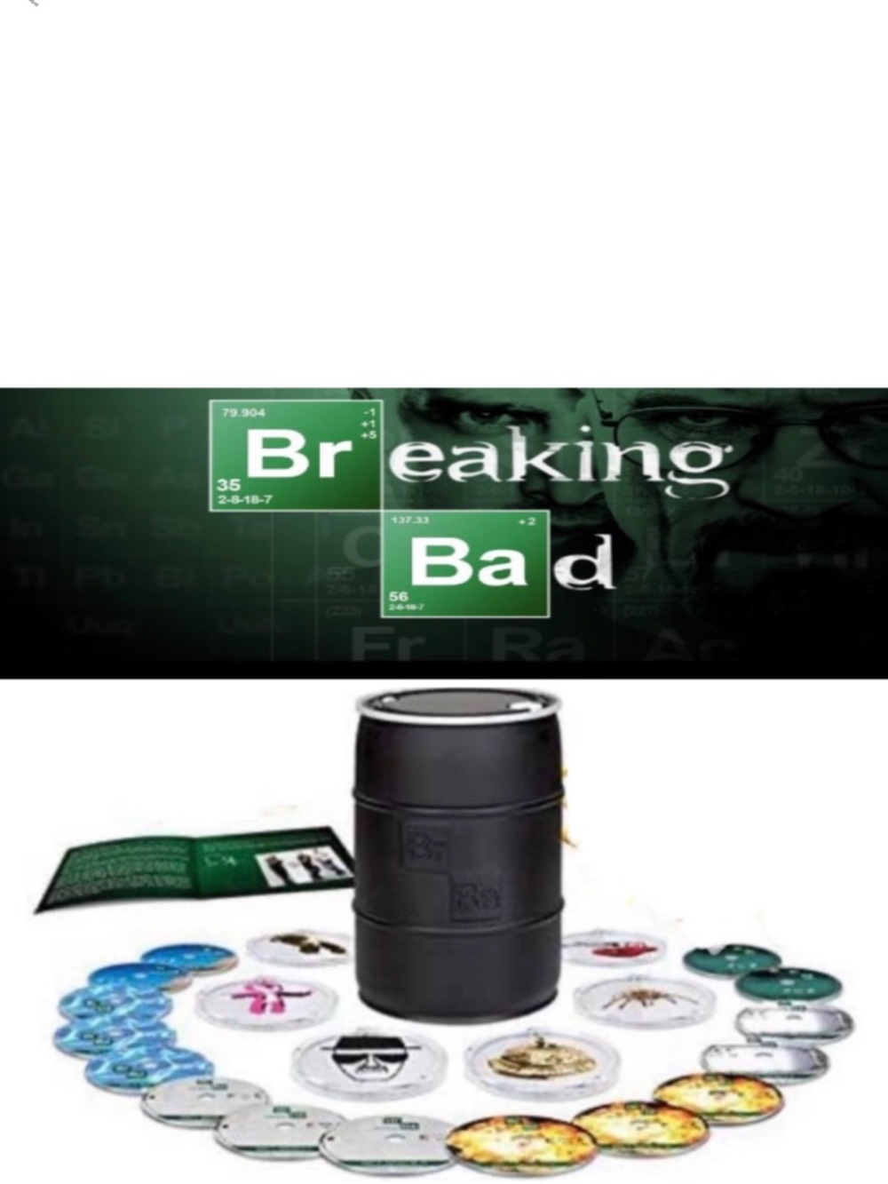 Breaking Bad DVD Barrel The Complete Series 2014 Limited Edition Sony Pictures